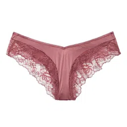 Victoria's Secret Women Self Design Lace-Trim High-Leg Bikini Briefs1125320291Q7-image-55