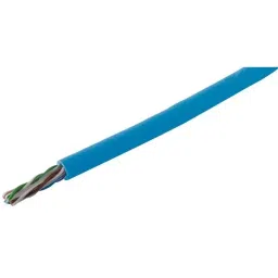 RS PRO Ethernet Cable Cat6 U/UTP Blue PVC Sheath 305 m Low Smoke Zero Halogen (LSZH), 9164099-17