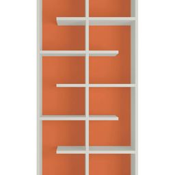 Adona Carina Bookshelf-cum-Storage Cabinet Large - Orange-image-81