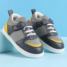 Babyoye Casual Shoes with Velcro Closure - Grey-picture-18