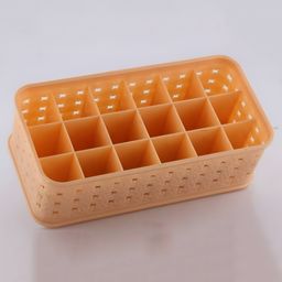 COZY VIBES 18 Partition Organizer Basket with assorted colors -PACK OF 1-COLOR MAY VARY-26