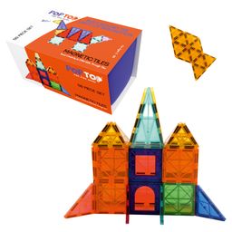 Poptop Magnetic Tiles50 Pcs Set | Multicolor Tiles/STEAM Learning Toy for Creative Construction | Educational Fun for Kids 3+ | Next-Gen Building Blocks Toy-22