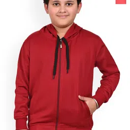 BAESD Boys Fleece Lightweight Open Front Jacket with Embroidered-picture-49