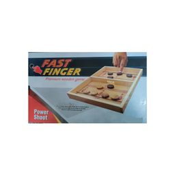Enorme Wooden Fastest Finger First String Hockey Table Indoor Board Game - Brown image 4