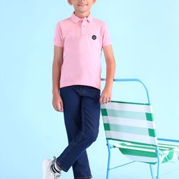 U.S. Polo Assn. Kids Boys Brand Logo Polo Collar T-shirt-picture-34