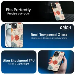QRIOH Quirky Printed iPhone 16 Plus Back Case Mobile Accessories image 4