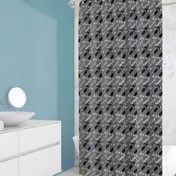 ArtzFolio Single Piece Waterproof Polyester Shower Curtain-image-19