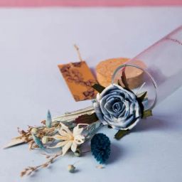 Fabindia Blue Mehak Dried Flowers-image-37