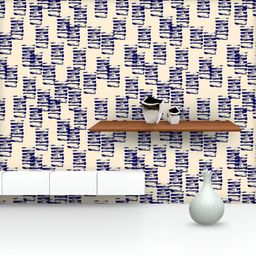 ArtzFolio Printed UV-Resistant Anti-Bacterial Shibori Tie Dye BatikPeel & Stick Wallpaper-image-48