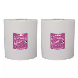 Tudko 70x70 mm 80 GSM 1 UP Self Adhesive Paper Label White (Pack of 2 Pcs)-image-84