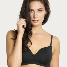 Zivame Black Solid Non-Wired Lightly Padded T-shirt Bra ZI1137COREBLACK-picture-43