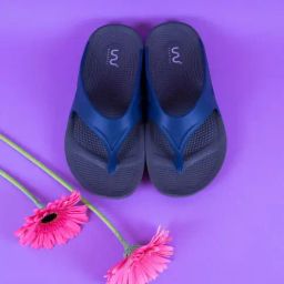 Doubleu Men's Navy Flip Flops-image-33