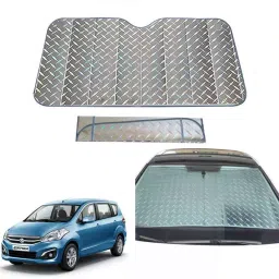 Auto Pearl F97 Dashboard Sun Shade Cover with Suction Cup for Maruti Suzuki Ertiga (Grey)-image-47