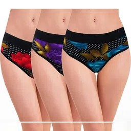 FiveFlag Mid-Rise Cotton Blend Briefs-picture-46