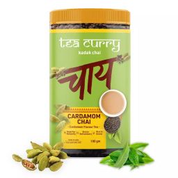 TEACURRY 100g Cardamom Chai for Immunity, Blood Pressure, Digestion-image-93