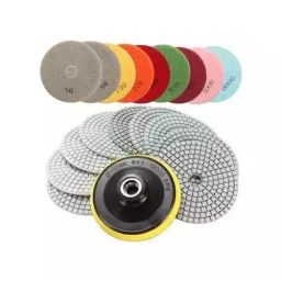 Oriental 100 mm (4 Inch) 50 to 6000 Grit Diamond Polishing Pad (Pack of 10 Pcs)-10