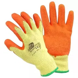 ETS Hand Pro Nylon Cut Resistant Gloves Orange Color, Free Size, ‎CPHG_YLW-ORNG (Pack of 5 Pair)-picture-40