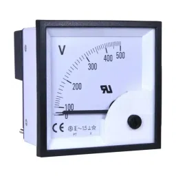 RS PRO Analogue Voltmeter AC ±1.5 % 68x68 mm, 9010520-31