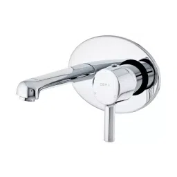 CERA Ripple Single Lever Wall Mount Basin Mixer Exposed Part, F1017473-45