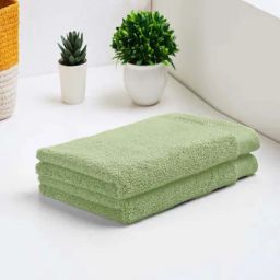 Spaces Luxury Smoke Green Egyptian Cotton 670 GSM Hand Towel - Set of 2-image-54