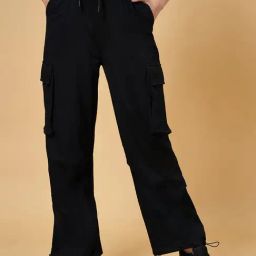 Ajile by Pantaloons Black Cotton Track Pants-image-63