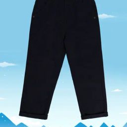MINIKLUB Kids Navy Solid Pants-image-49