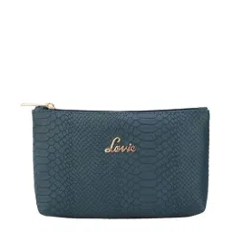 Lavie Teal Textured Pouch-image-31