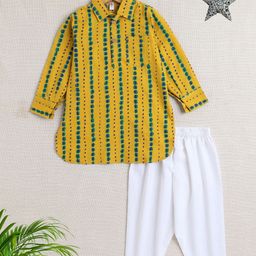 The Magic Wand Boys Regular Kurta with Pyjamas-47