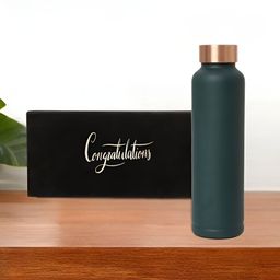 INTERNATIONAL GIFT Green Single Copper Solid Water Bottle-image-65