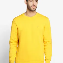 Wildcraft Yellow Regular Fit Sweatshirt-image-11