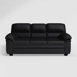 Godrej Interio Orleans Plus Black Wood 3 Seater Sofa-image-20