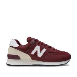 New Balance Men's 574 Burgundy Casual Sneakers-image-97