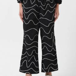 VERO MODA GIRL Anthracite Printed Pants-image-70