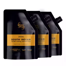 Bean Song South Indian Filter Coffee Decoction Dark roast Bag Coffee Beans 200  ml (Pack of 2 Pcs)-image-53