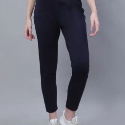 Crozo By Cantabil Navy Jeggings-image-78