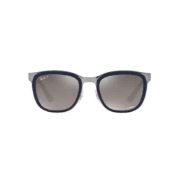 Ray-Ban Silver Square Polarized Unisex Sunglasses-image-1