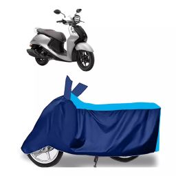 Auto Pearl Two Wheeler Cover for Yamaha Fascino 125 FI - Cyan, Blue-image-21