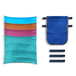 AHC Women's Maternity Belly Stretched Waistband Belt Extender Set Multicolour-image-49