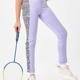 Pine Active Full Length Super Stretch Leggings - Purple-image-33