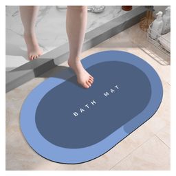 Luvlittle Welcome Door Mat Anti Slip Floor Mat for Home and Kitchen  Anti Skid Water Soaking Bathroom Mat Super Water Absorbent Rubber Foot Mat -Color May Vary-image-45