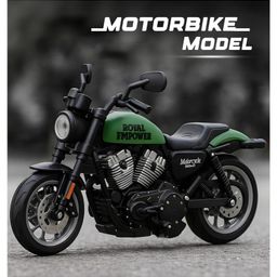 Toysire Die-cast Alloy Body Motorcycle Toys for Kids Die-cast Sports Bike Toy for Gift-Assorted Color - Pack of 1-13