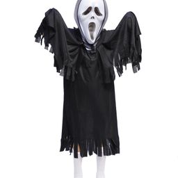 Itsmycostume Halloween Theme Full Sleeves Skeleton Witch Costume Set - Black-image-111