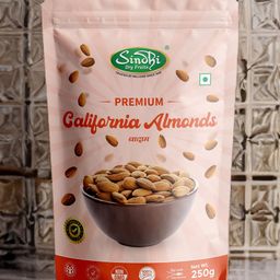 Sindhi Dry Fruit California Almonds, American Badam, 250 g-image-36
