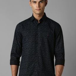Louis Philippe Sport Men Super Spread Collar Abstract Printed Cotton Slim Fit Casual Shirt-picture-17