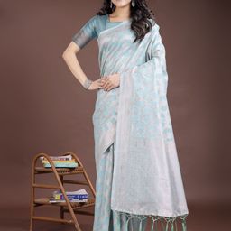 Astita Woven Design Zari Saree-image-43