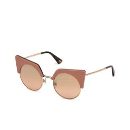 WEB EYEWEAR Women Round Sunglasses with UV Protected Lens WE0229 49 74Z-picture-23