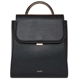 Aldo CINTHIA001 Black Solid Medium Backpack-picture-44