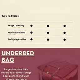 ANKIT INTERNATIONAL Maroon Set of 2 Regular Multi-Utility Organisers image 4