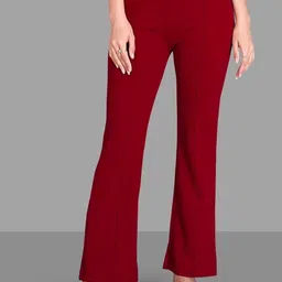 GRIOPY Women Pleated Trousers-image-57