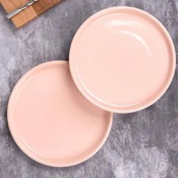 VarEesha Pink Ceramic Serving Platter - Set of 2-11